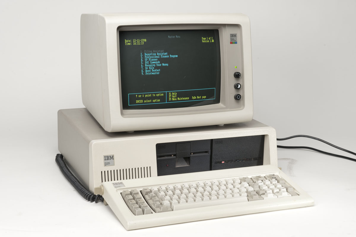 A picture of an IBM XT, courtesy of DosDays.co.uk